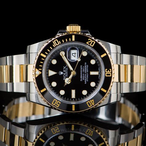 Rolex submariner two tone price